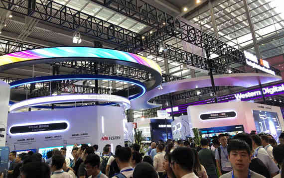 ?？低暽钲诎膊?huì)深圳展臺(tái)設(shè)計(jì)搭建
