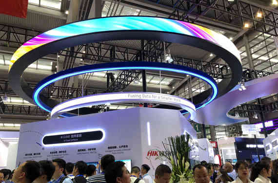 ?？低暽钲诎膊?huì)深圳展臺(tái)設(shè)計(jì)搭建